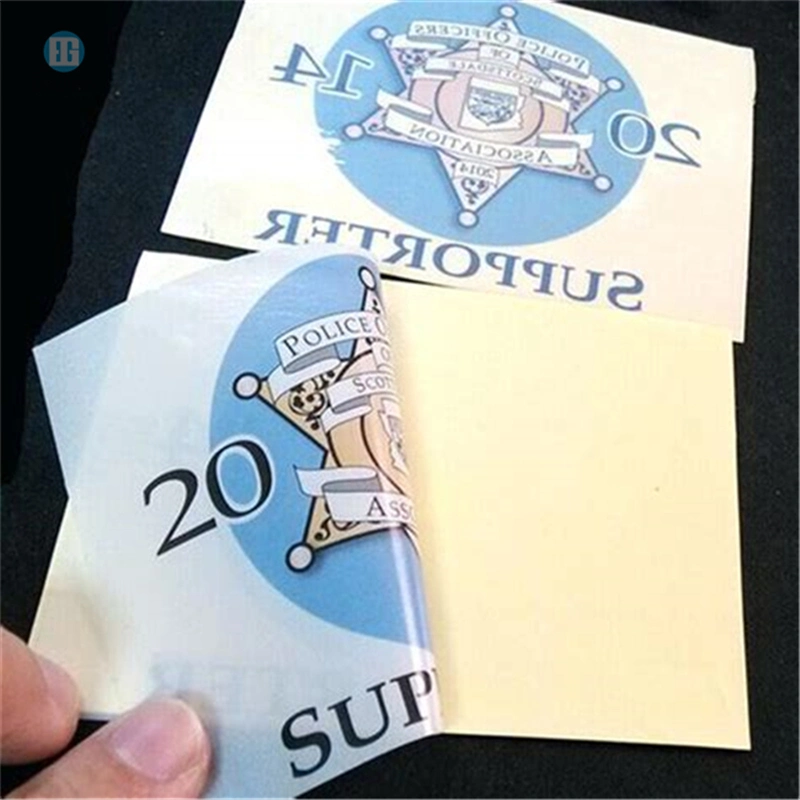 Factory Promotion Price Best Selling Static Cling Clear Lens Sticker PVC Sticker
