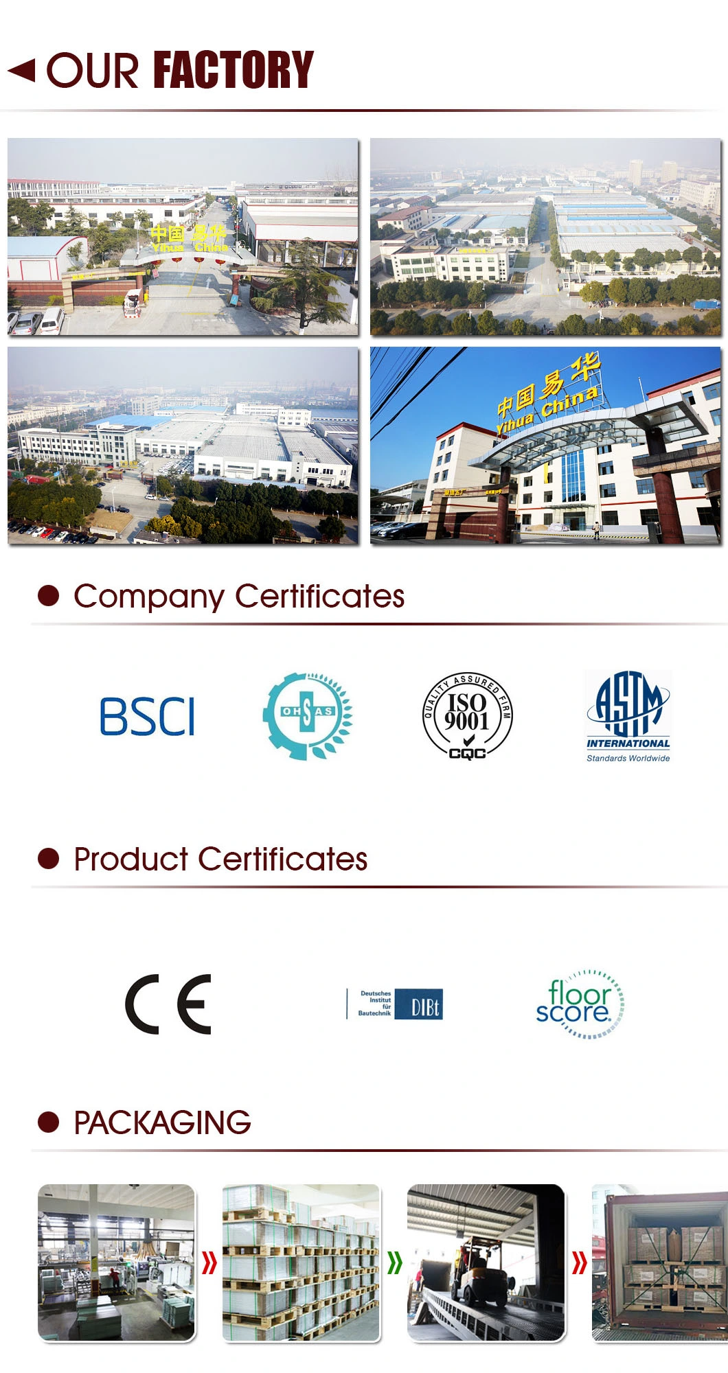 Ce/SGS Certification Free Sample PVC Self Adhesive Vinyl Flooring