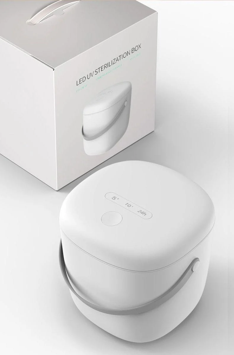 LED Disinfection Box Household Disinfection Box Portable Disinfection Lamp Wireless Charging UVC Lamp Bead