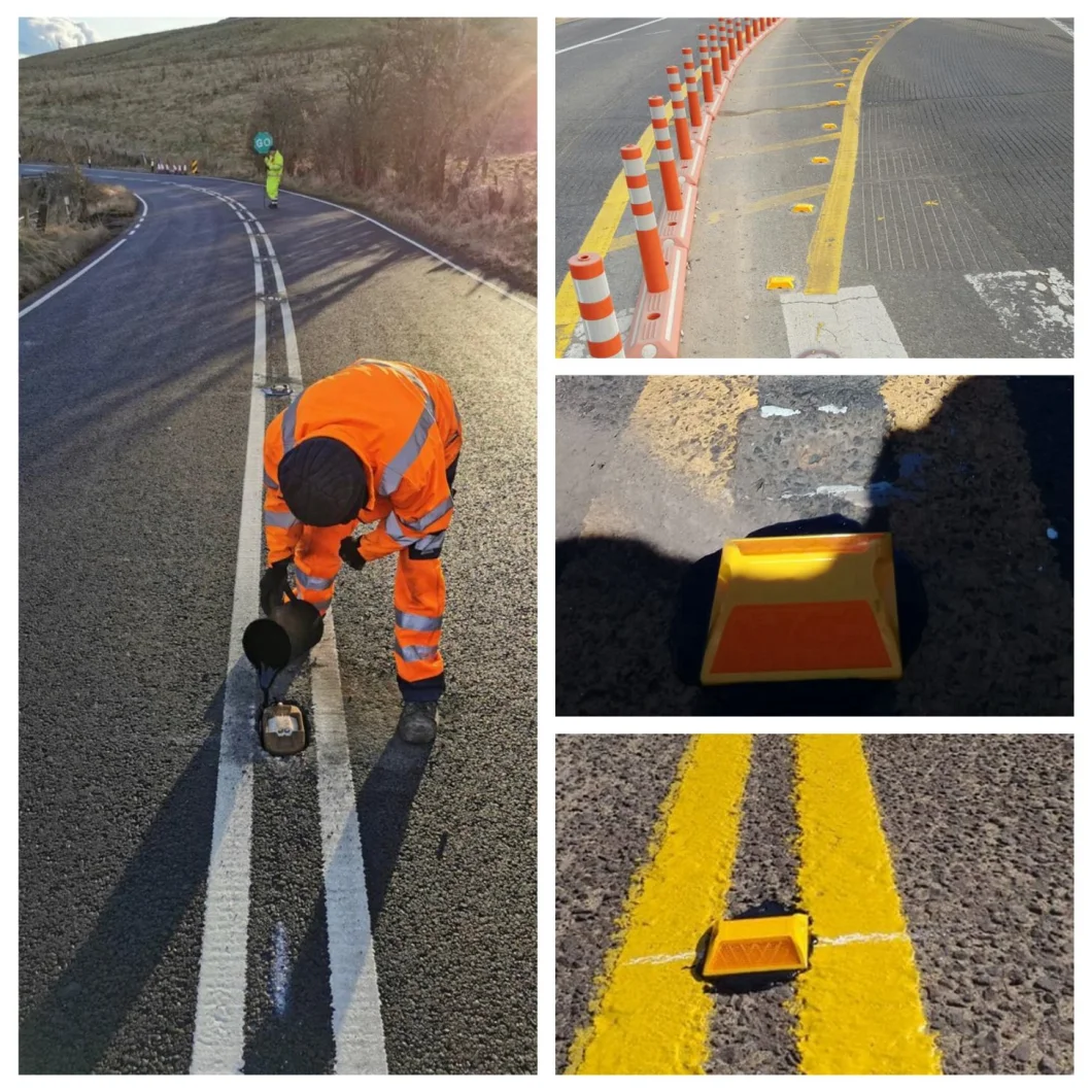 Road Safety Sign Road Stud Reflectors Reflective Road Marker