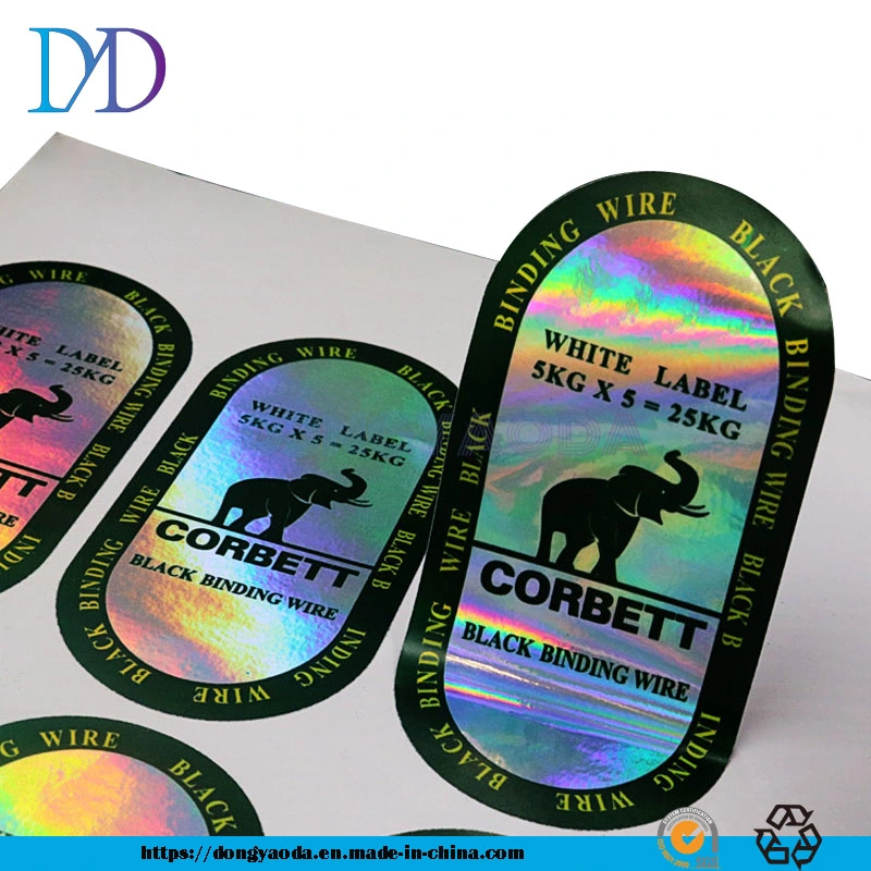 2020 Hot Sale Custom Hologram Sticker Printing Label Sticker