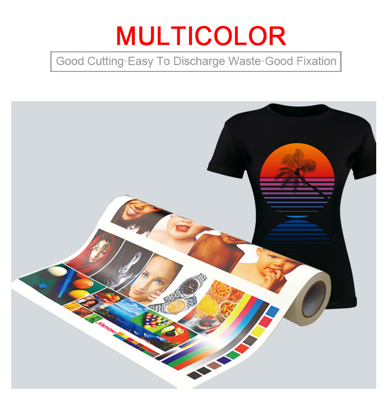 High Glossy Eco-Solvent Printable Heat Transfer Vinyl for Textiles