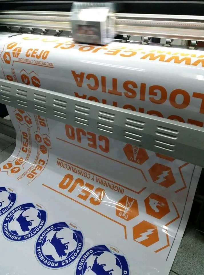 High Glossy Printable PVC Self Adhesive Vinyl Sticker 100mic