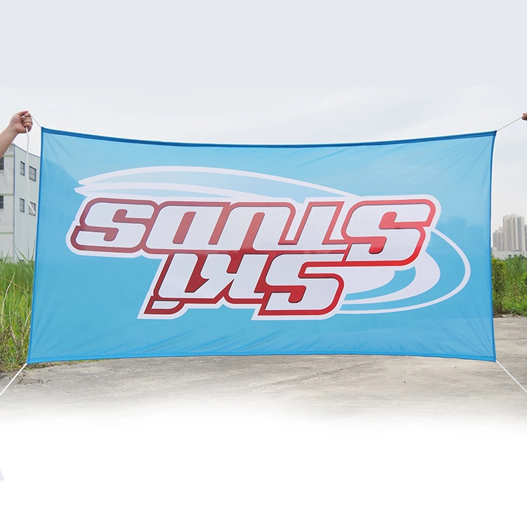 Custom Polyester Mesh Banner with Grommets Outdoor Banner for Advertising