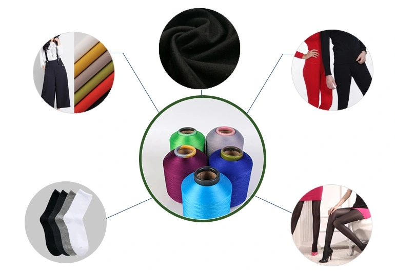 Textile High Quality Nylon Spandex Yarn for Knitting Weaving Textile