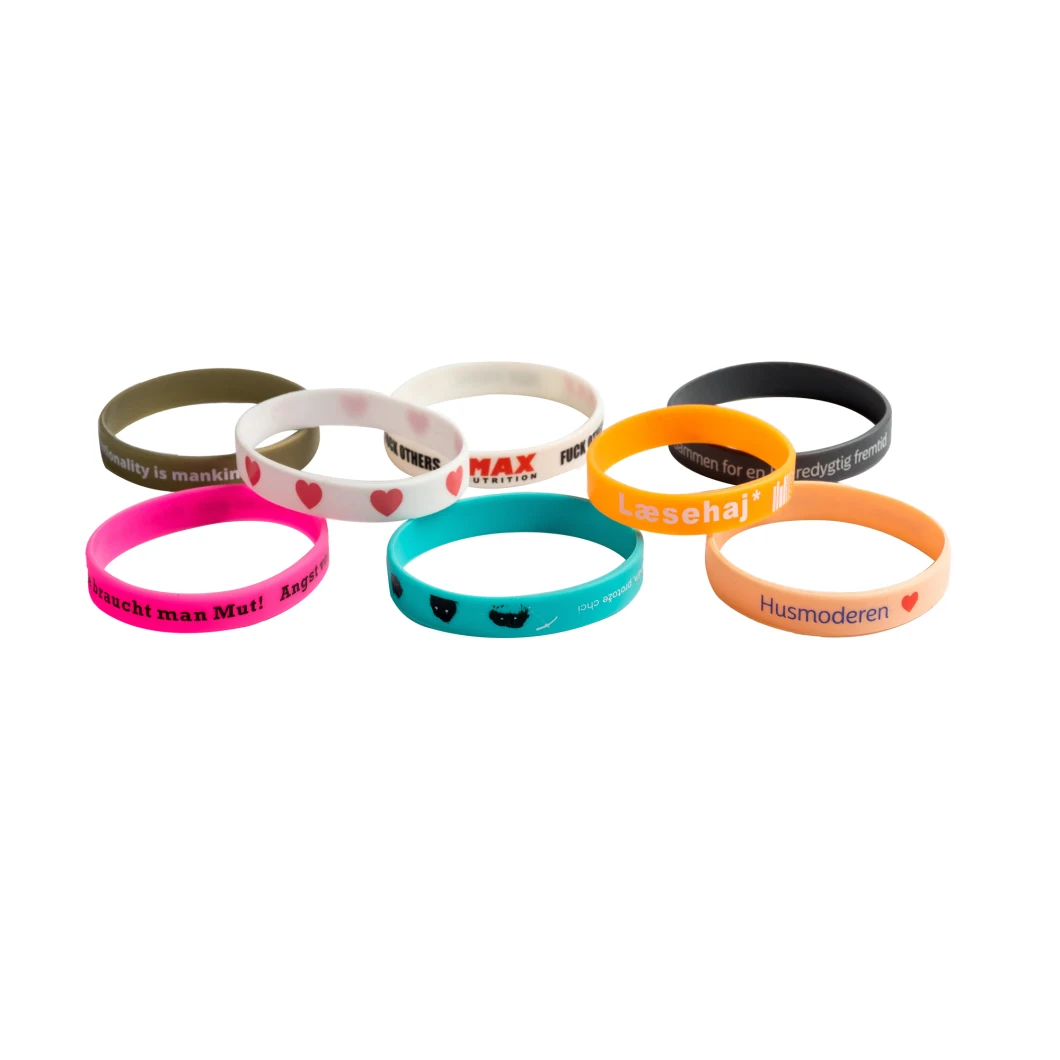 Newest Design One-off Soft Comfortable Vinyl Bracelet Wristband for Any Festival