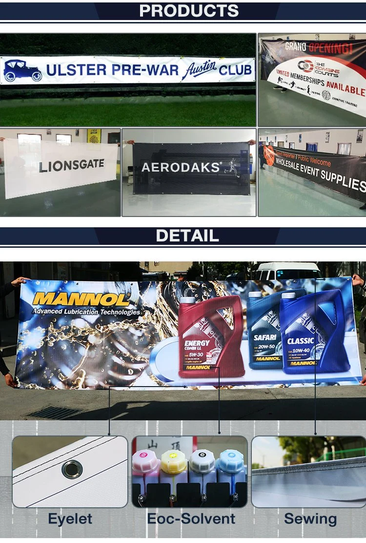 Outdoor Vinyl Banner, PVC Banners, Fabric Banner for Advertising (TJ-81)