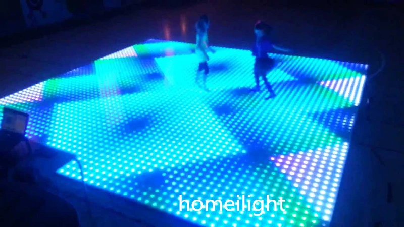 P10cm Newest Acrylic Waterproof RGB LED Dance Floor Video for Holiday Party Wedding Club Stage Show