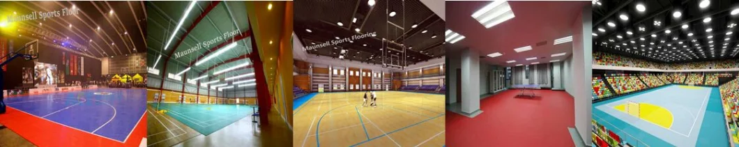 International Level Volleybal Sports PVC Roll Flooring Surface -8.0mm