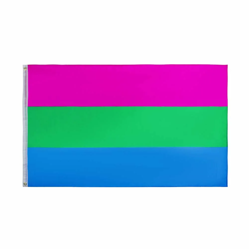 Ready to Ship Custom Size Polyester Flag Wholesale Gay Pride Banner Outdoor Rainbow Flags 3*5