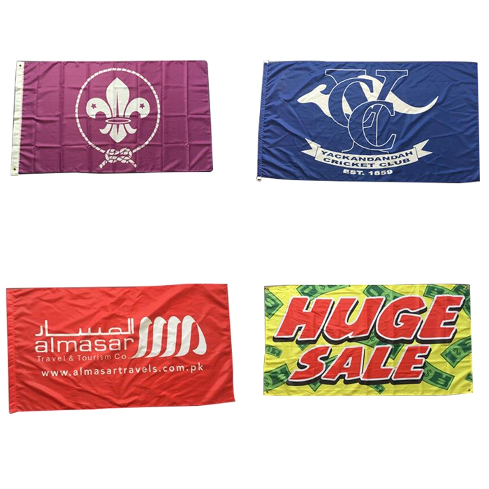 Custom Any Size Outdoor Indoor Advertising Country Flags and Banners