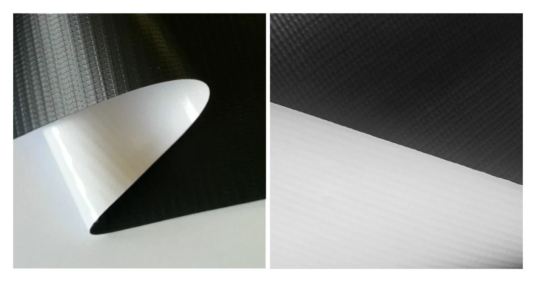 420gg Glossy /Matte Black Back PVC Frontlit Flex Banner