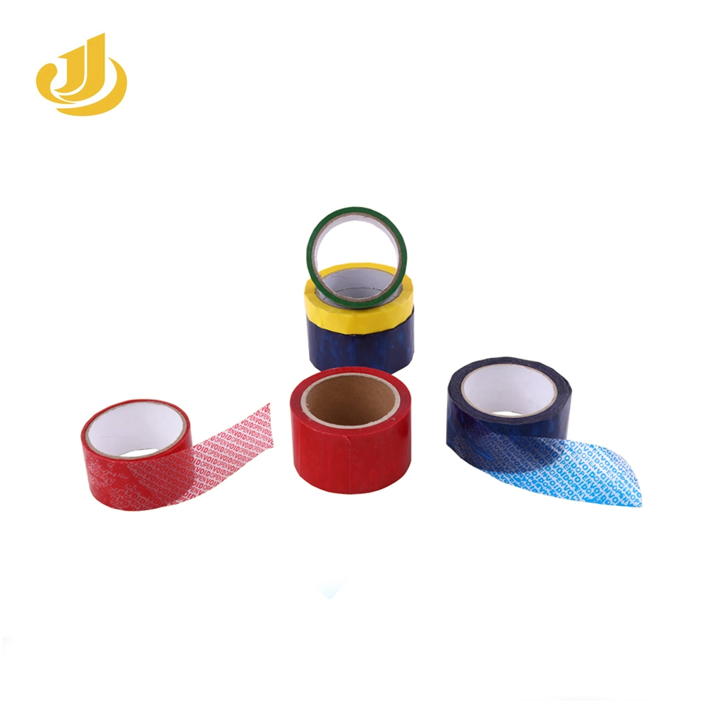 Factory OEM Half Transfer Total Transfer and Non-Transfer Open Void Anti-Sheft Security Tape Adhesive Security Tape