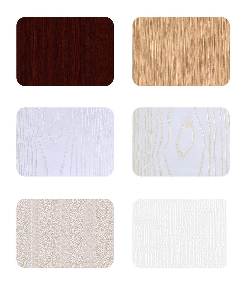 PVC Thick Self-Adhesive Wardrobe Stickers Waterproof Furniture Stickers Wood Grain Furniture Renovation Stickers