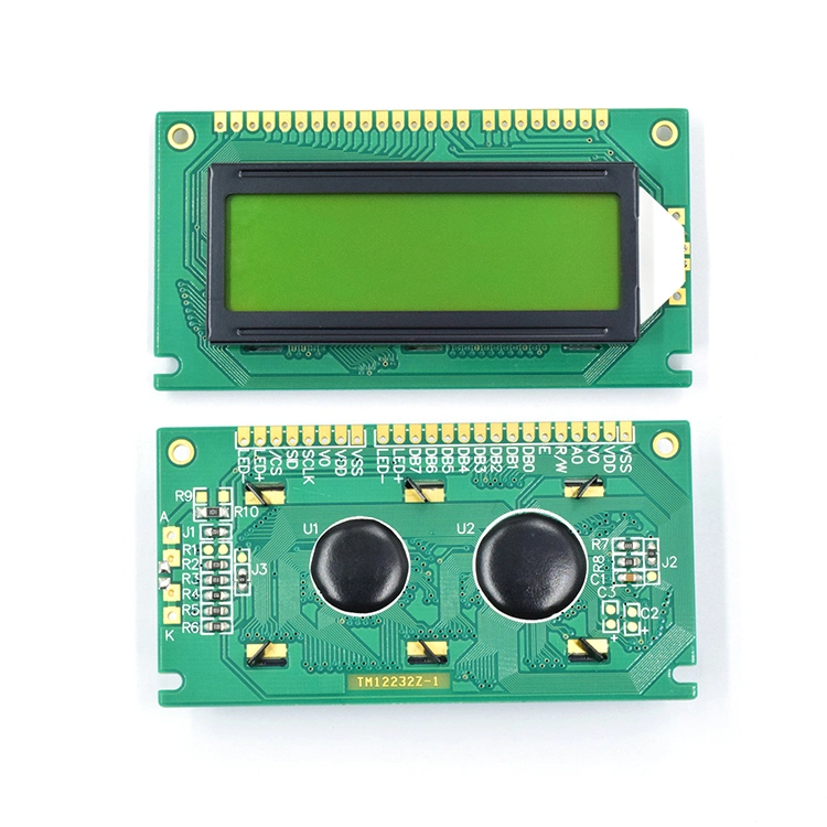 122X32 Stn COB Yellow Green Graphic LCD 12232 Graphic LCD Display