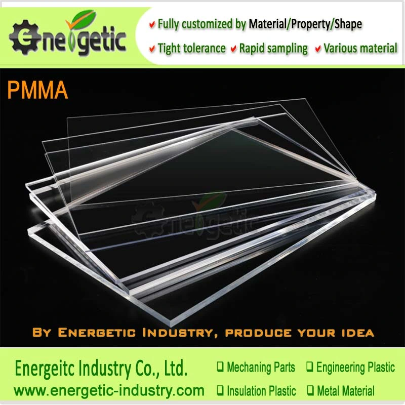 Customizable Clear Acrylic Board Plastic PMMA Board Plexiglass