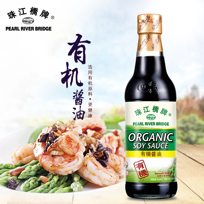 Pearl River Bridge Organic Soy Sauce 300ml for Cooking Cuisine with Factory Price