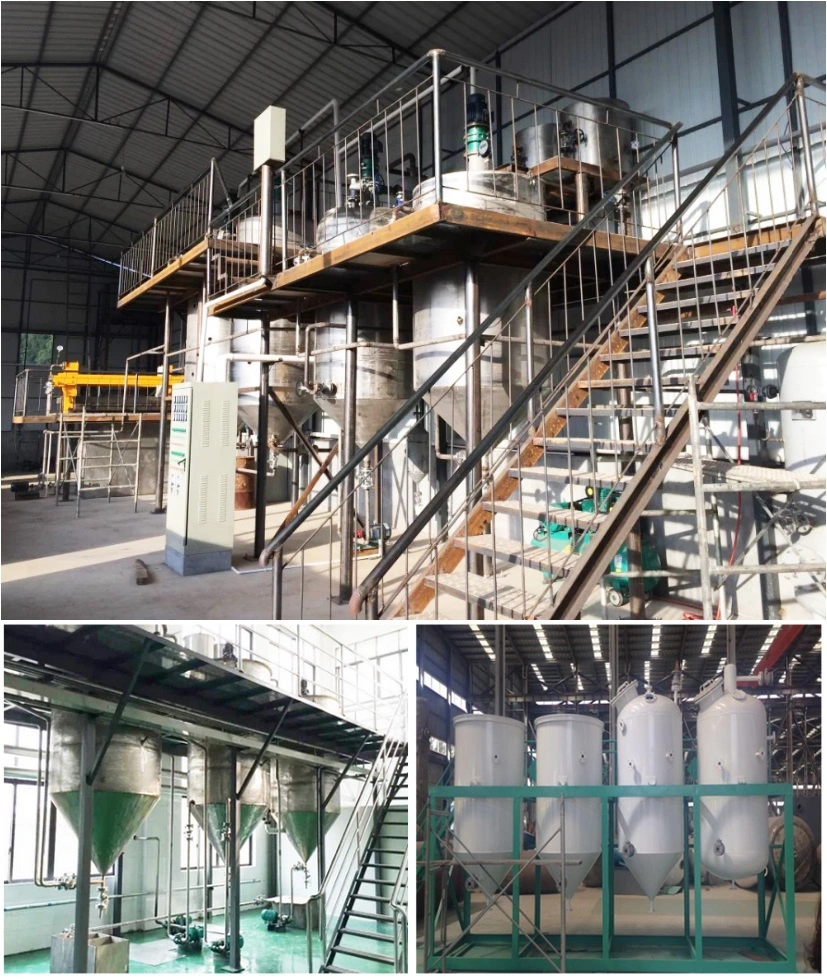 High Oil Yield Refined Rapeseed Oil Plant Palm Sesame Corn Groundnut Oil Refinery Production Line Supplier