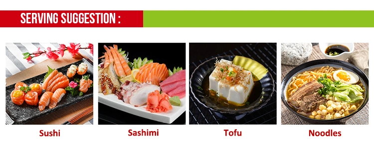 Halal Restaurant Used Less Salty Japanese Sushi Soy Sauce 1L