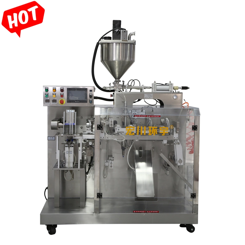Fully Automatic Premade Bag Horizotal Curry Paste/Soybean Sauce/Mayonnaise Packaging Machine