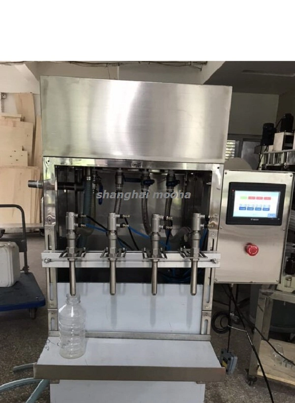 Semi Automatic Liquid Drink Oil Sauce Milk Water Vinegar Soybean Water Bottle Filling Machine Bottle Filler