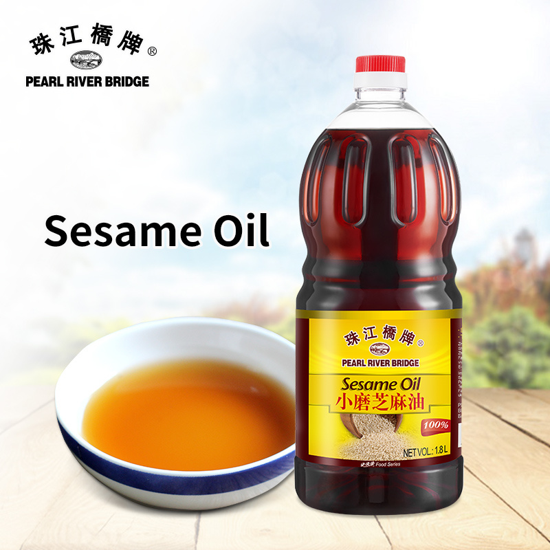 Sesame Oil 100% Pure 1.8L Pearl River Bridge Brand Pressed Sesame Oil