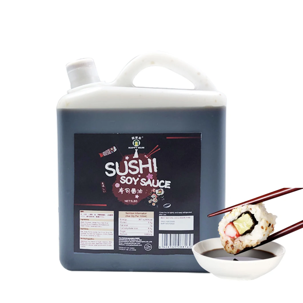 Halal PE Drum 5lbs Japanese Sashimi Sushi Soy Sauce Shoyu