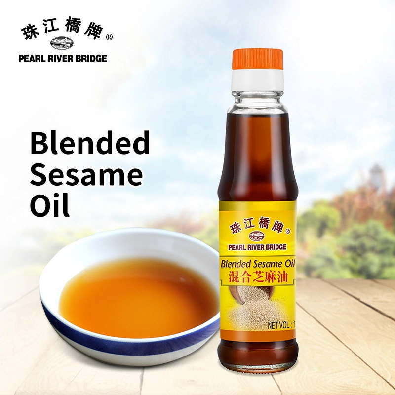 Blended Sesame Oil 50%&60% Pure 100ml Pearl River Bridge Soybean Oil Aromatic Pressed Sesame Oil
