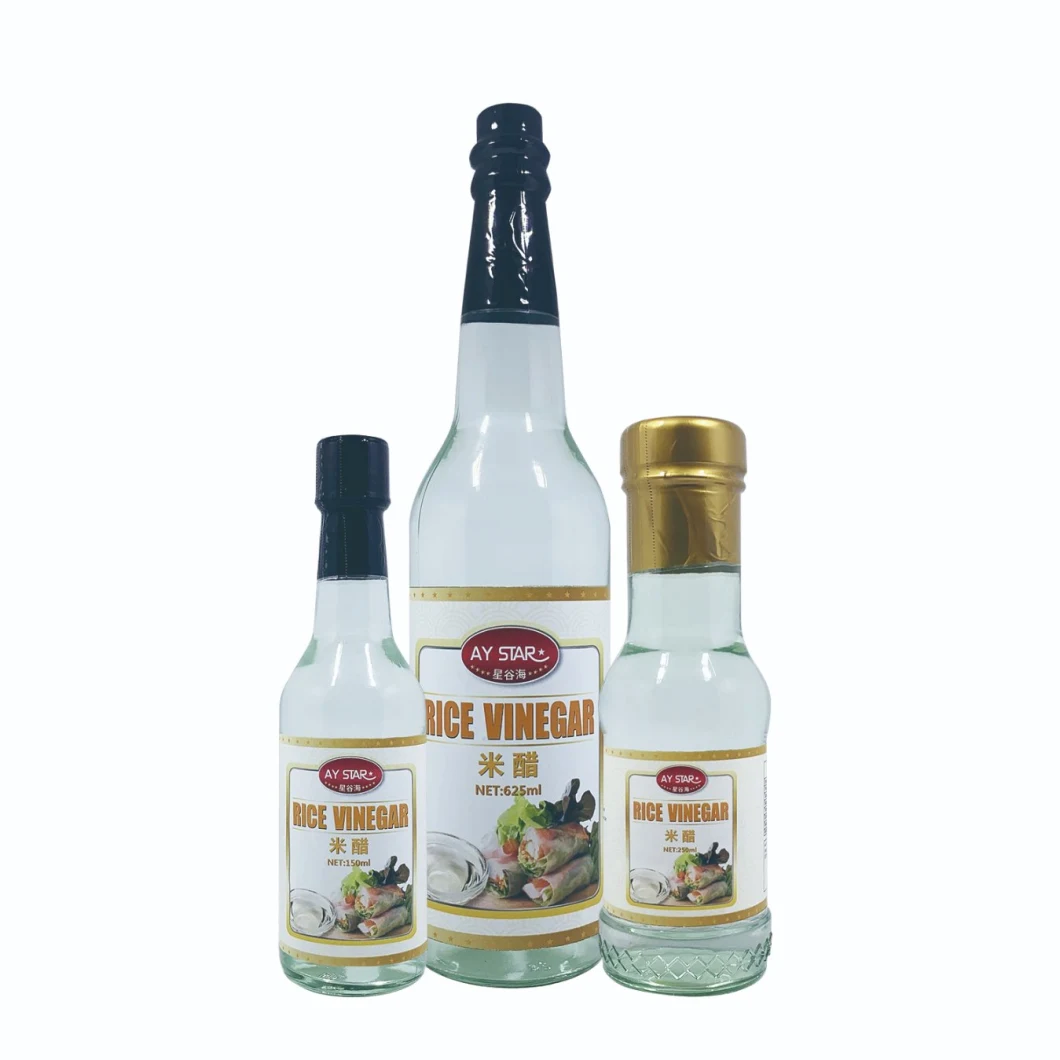 ISO9001 Approved Natural Fermented Kosher White Rice Vinegar 250ml