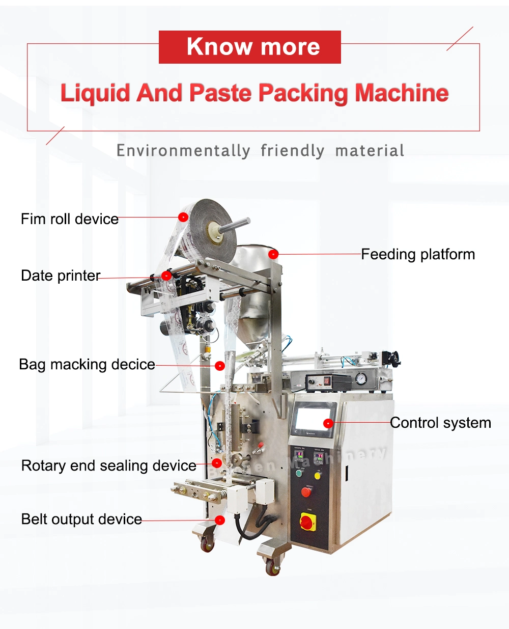 Dipping Packing Tomato Sachet Soy Sauce Packaging Machine