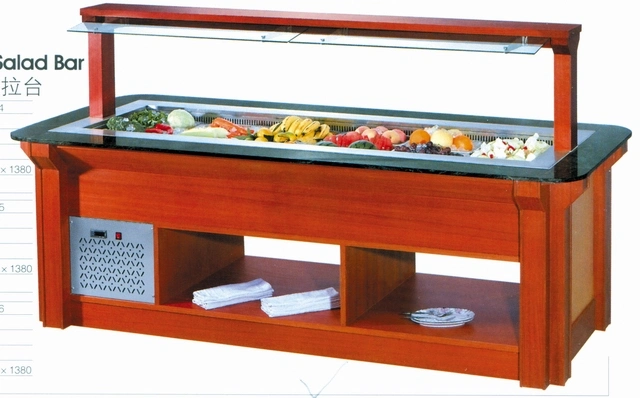 Commercial Salad Bar/Round Type Salad Bar/Salad Display Refrigerator