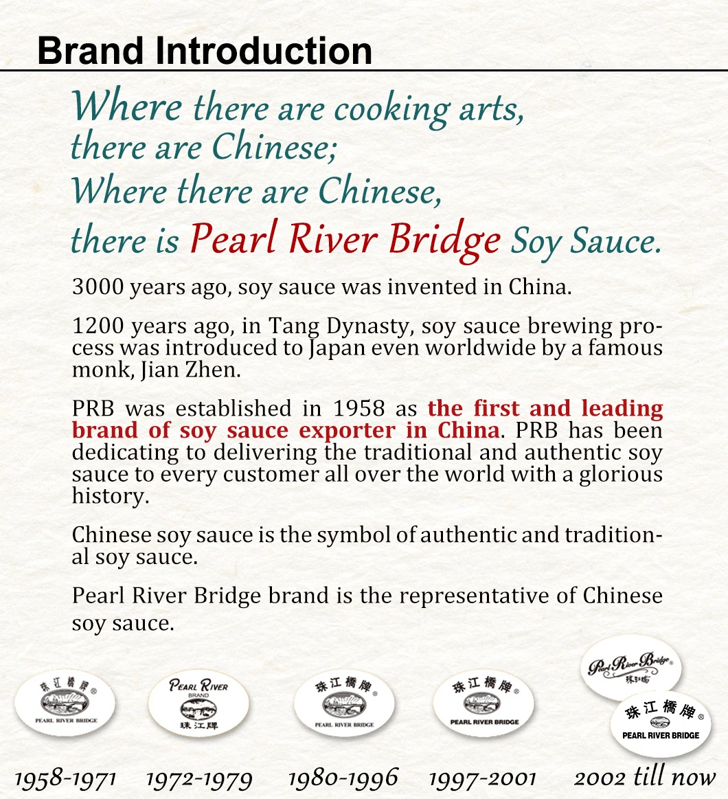 Pearl River Bridge Brand Seasoned Soy Sauce for Seafood 500ml Pet Bottle for Food Seasonings