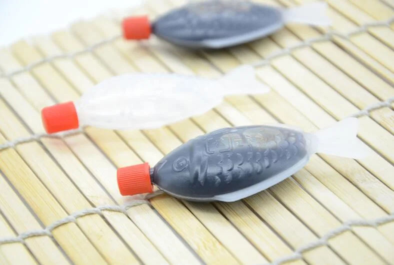 2018 Mini Sushi Fish Shape Soy Sauce in Plastick Package 2.6 Ml/8ml/15ml