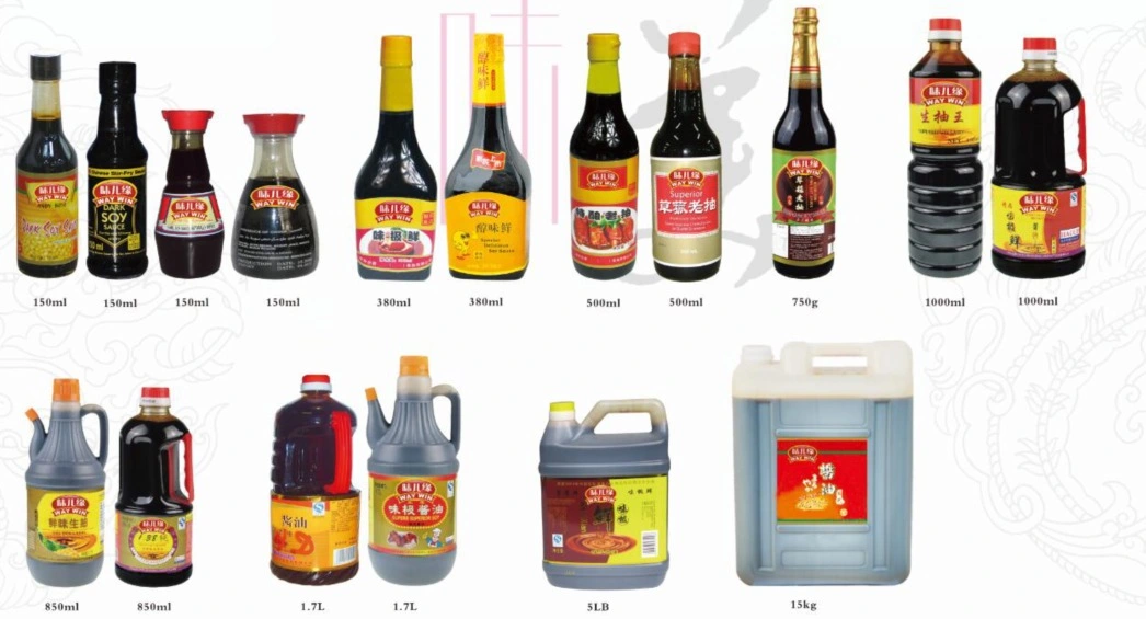 Traditional Chinese Halal Premium Wholesale 625ml Light Soy Sauce Factory