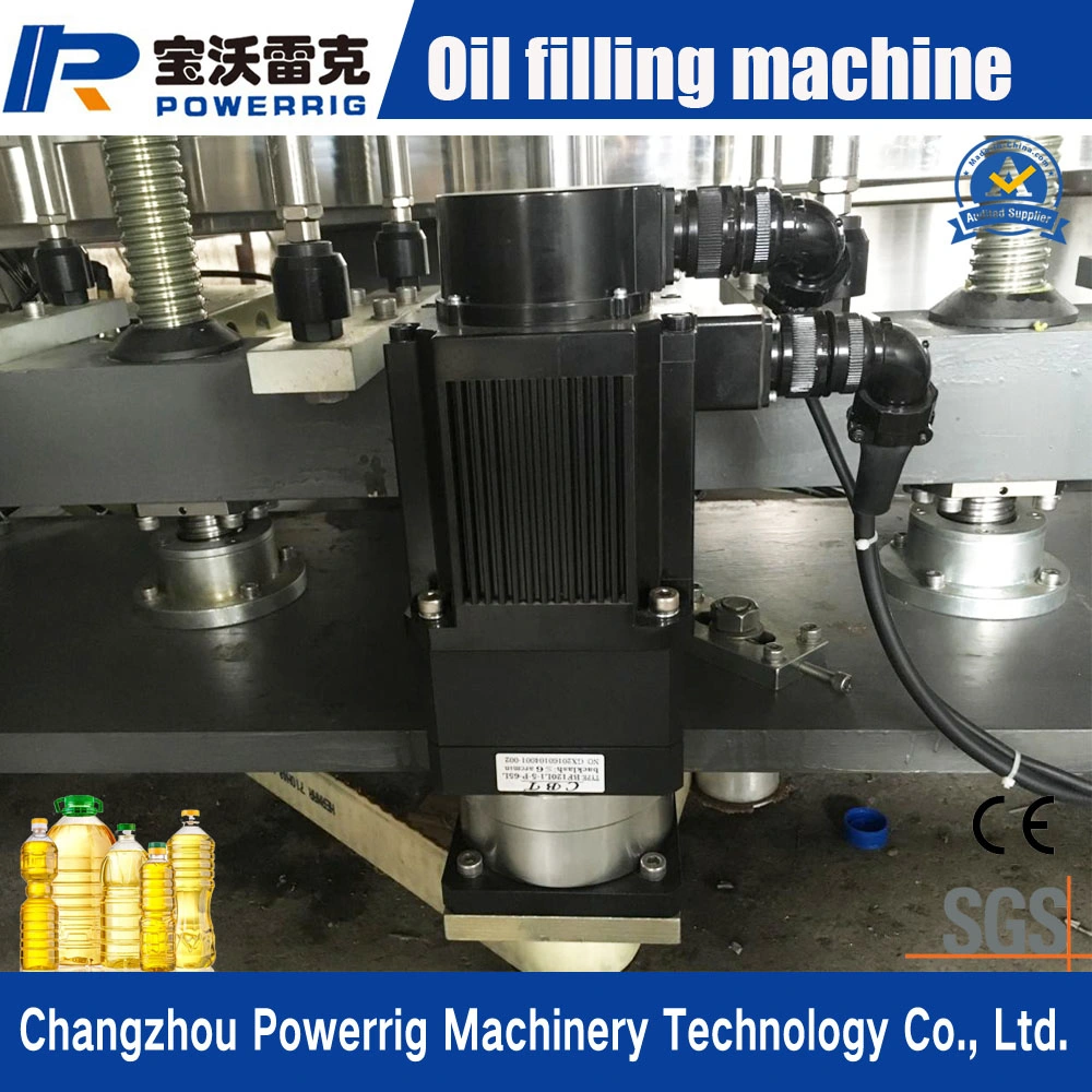 Automatic Soybean Sunflower Oil and Soy Sauce Bottle Filling and Capping Machine