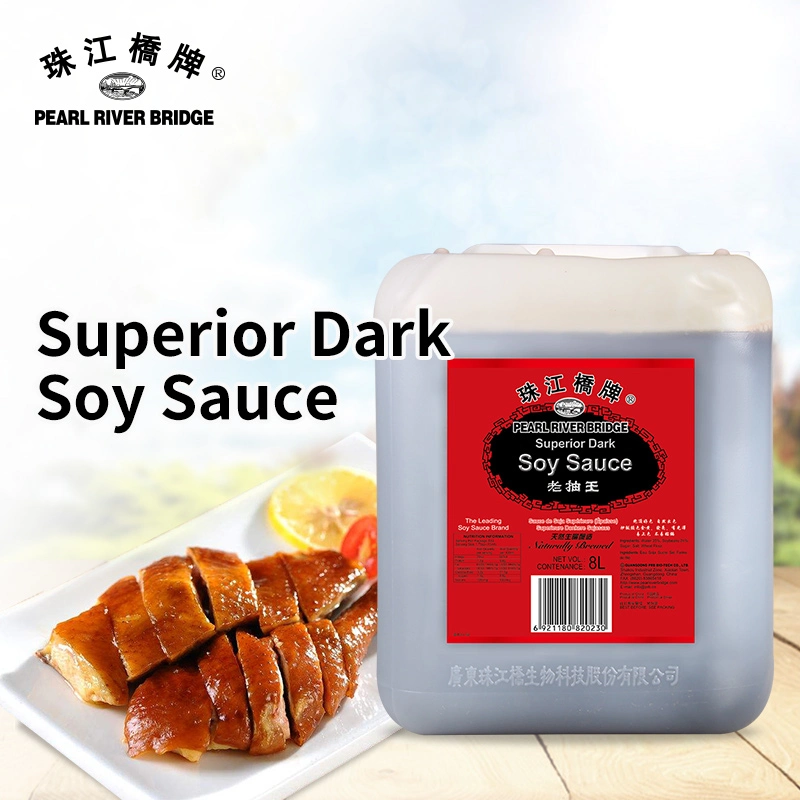 Superior Dark Soy Sauce 8L Pearl River Bridge Brand Soy Sauce for Food Seasoning
