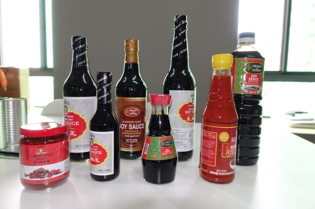 Traditional Chinese Halal Premium Wholesale 625ml Light Soy Sauce Factory