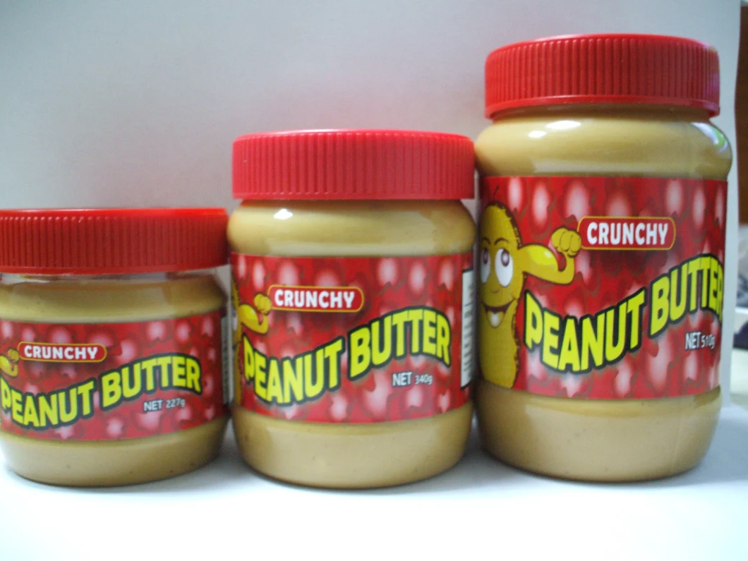 Aromatic Organic Creamy/Crunchy/Stabilized Peanut Butter Packed by Jar or 20kg Carton