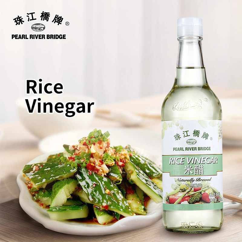 Rice Vinegar 500ml Pearl River Bridge Brand Traditional Version Naturally Brewed Non-GMO Vinegar