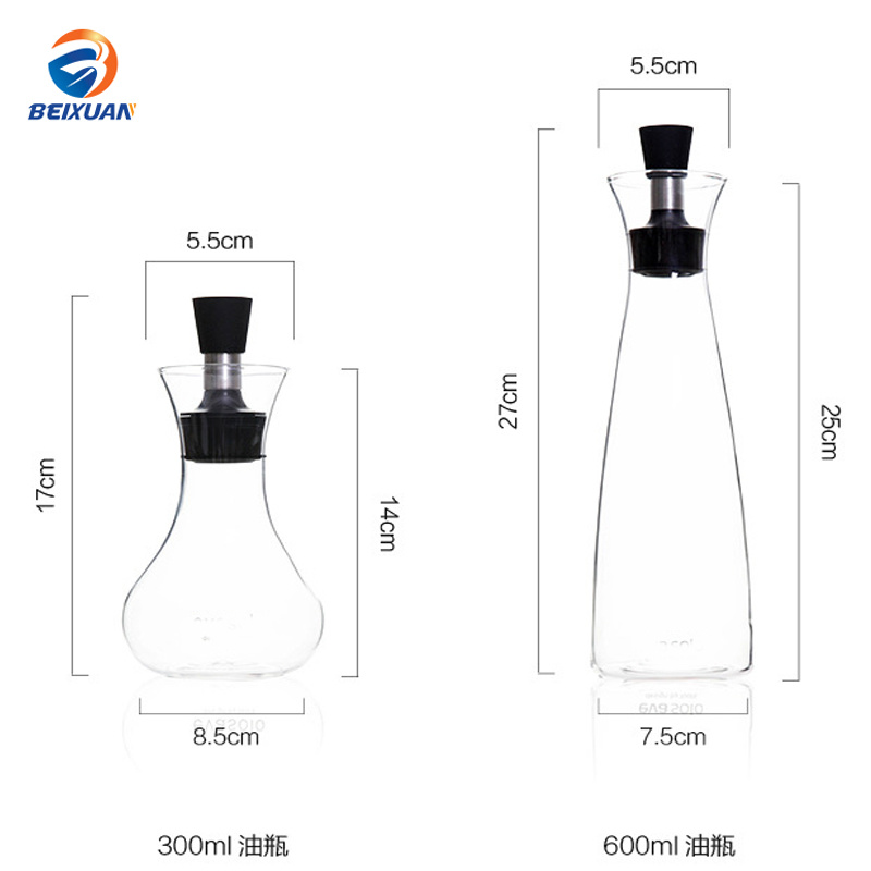 New Design 500ml Sesame Oil Seasoning Bottle Kitchen Oil Vinegar Bottle