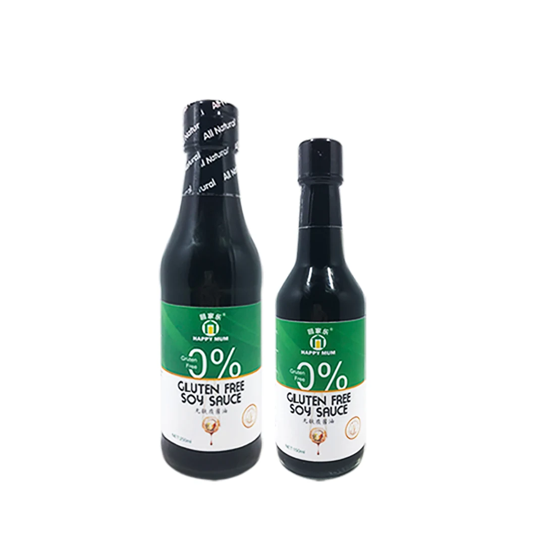 Hot Sell Organic Soybean 250ml Superior Gluten Free Soy Sauce