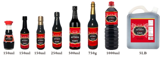 250ml Dark Soya Sauce Gluten Free Soy Sauce Export to Africa
