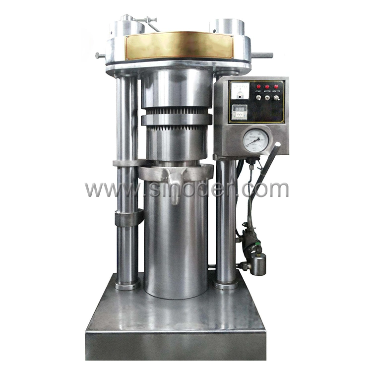 80kg Per Hour Sesame Oil Flax Seed Olive Oil Hydraulic Cold Press Machine