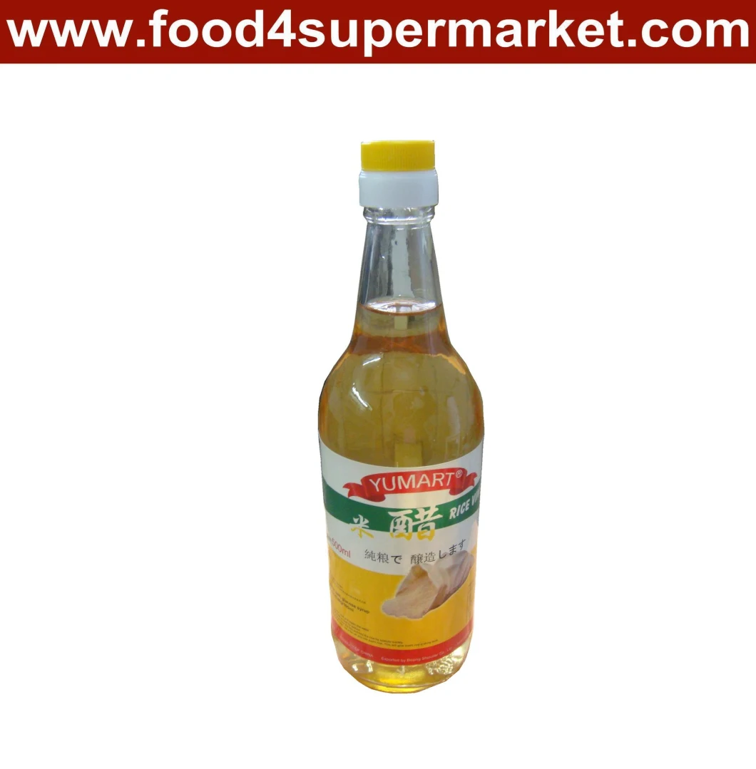 500ml Chinese Famous Brand 3.5 Degree Pure Rice Vinegar for Supermarket