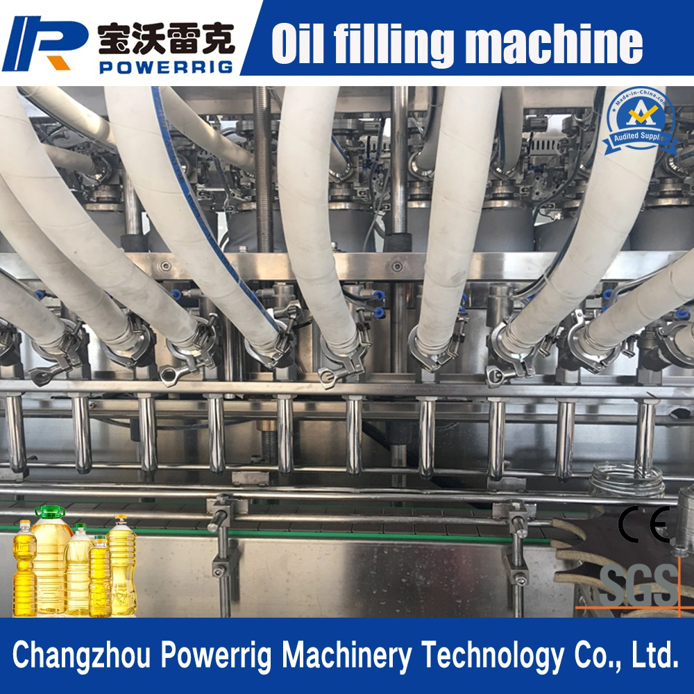 Automatic Soybean Sunflower Oil and Soy Sauce Bottle Filling and Capping Machine