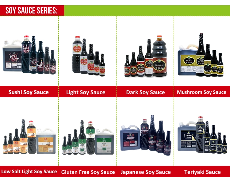 Superior Bulk Sale High Quality Naturally Fermented Gluten Free Soy Sauce 