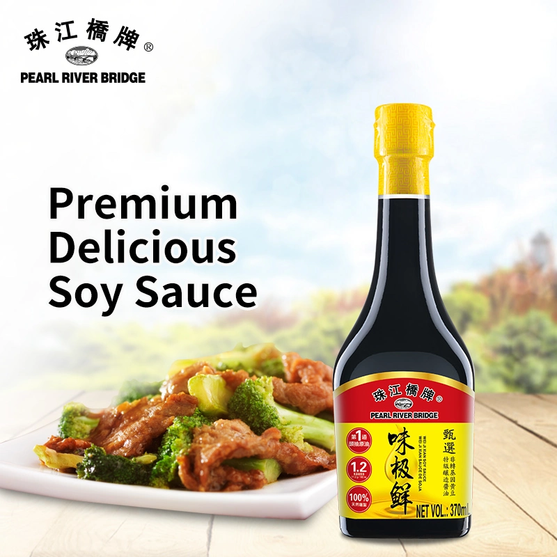 Premium Delicious Soy Sauce 370ml Pearl River Bridge Brand Soy Sauce for Food Seasonings