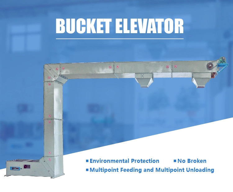 Chemical Material Handling Equipment Z Bucket Elevator