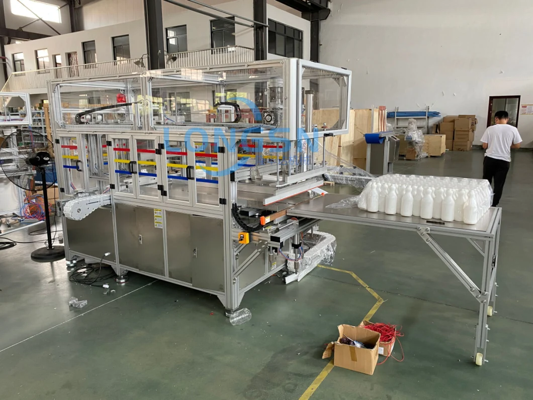 Automatic Plastic HDPE Bottle Barrel Bagging Packing Machine Barrel Bag Baler Machine