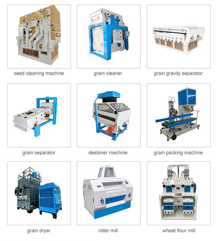 Rice and Wheat Atta Chakki Milling Flour Mill Plant Grinder Machine for Grinding Grain Seed Cleaning Machine